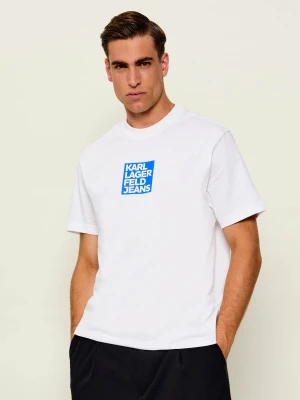 Karl Lagerfeld Jeans T-shirt | Regular Fit biały