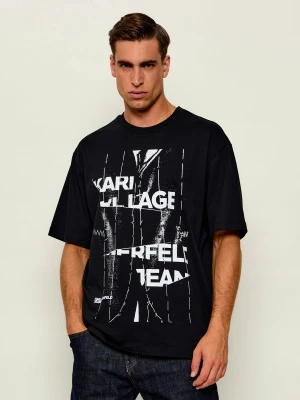 Karl Lagerfeld Jeans T-shirt | Relaxed fit czarny
