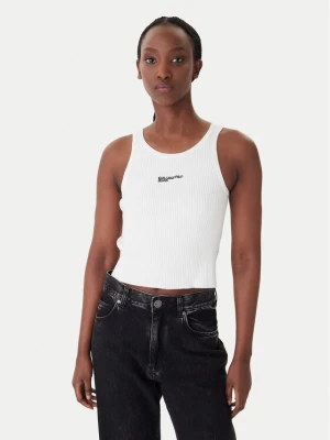 Karl Lagerfeld Jeans Top B1W18024 Kremowy Slim Fit