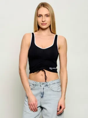 Karl Lagerfeld Jeans Top | Cropped Fit