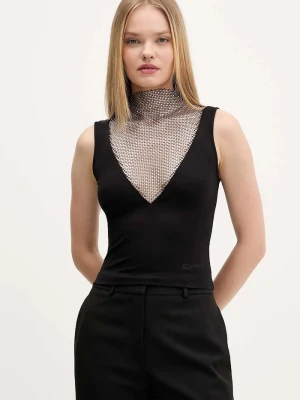Karl Lagerfeld Jeans top czarny