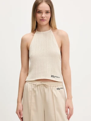 Karl Lagerfeld Jeans top damski bawełniany