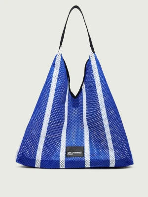 Karl Lagerfeld Jeans Torba plażowa Stripes Mesh