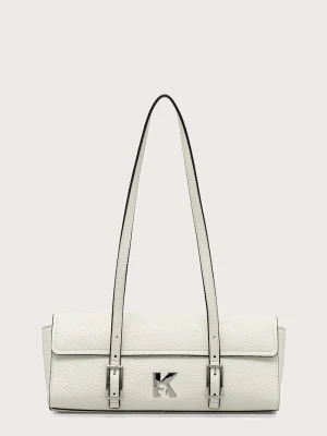 Karl Lagerfeld Jeans torebka bagietka damska z imitacji skóry beżowy