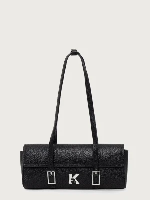 Karl Lagerfeld Jeans torebka bagietka damska z imitacji skóry czarny