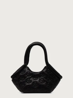 Karl Lagerfeld Jeans torebka hobo damska z imitacji skóry czarny