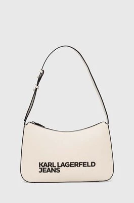 Karl Lagerfeld Jeans torebka kolor beżowy 245J3007