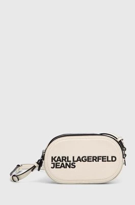 Karl Lagerfeld Jeans torebka kolor beżowy 245J3010