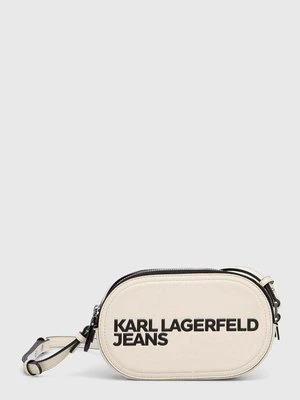 Karl Lagerfeld Jeans torebka kolor beżowy 245J3010