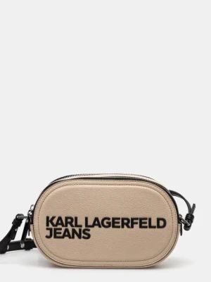Karl Lagerfeld Jeans torebka kolor beżowy A2W30249
