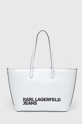Karl Lagerfeld Jeans torebka kolor biały