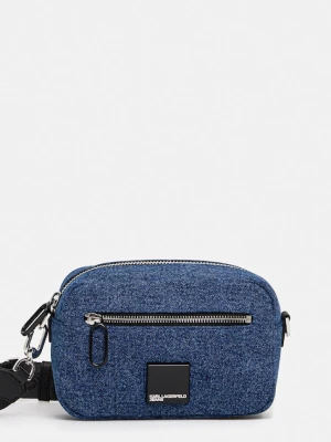 Karl Lagerfeld Jeans torebka kolor niebieski A3W30208