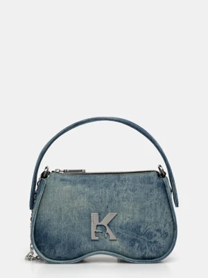 Karl Lagerfeld Jeans torebka kolor niebieski A3W30217