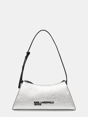 Karl Lagerfeld Jeans torebka kolor srebrny A4W30173