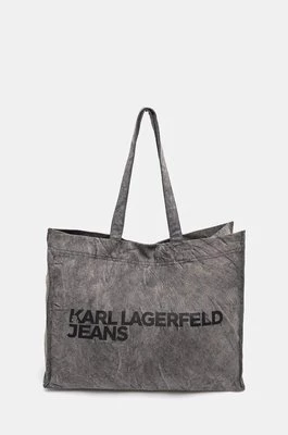 Karl Lagerfeld Jeans torebka kolor szary 246J3047