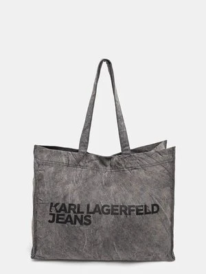 Karl Lagerfeld Jeans torebka kolor szary 246J3047