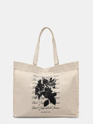 Karl Lagerfeld Jeans torebka shopper damska bawełniana