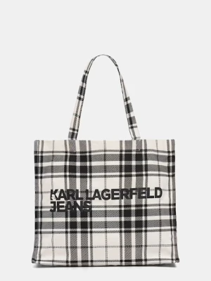 Karl Lagerfeld Jeans torebka shopper damska bawełniana