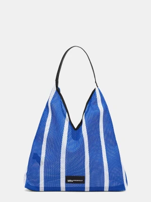 Karl Lagerfeld Jeans torebka shopper damska niebieski