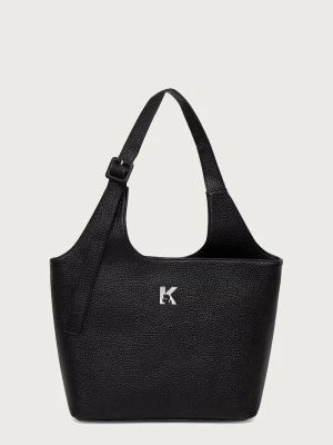 Karl Lagerfeld Jeans torebka shopper damska z imitacji skóry czarny