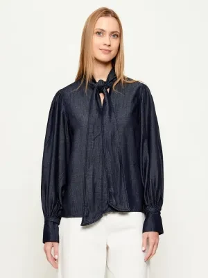 Karl Lagerfeld Jeansowa bluzka FLUID | Regular Fit