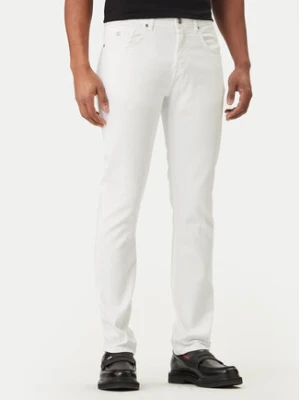 KARL LAGERFELD Jeansy 265501 562820 Biały Slim Fit