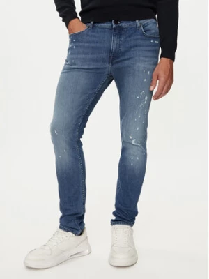 KARL LAGERFELD Jeansy 265801 544832 Granatowy Slim Fit