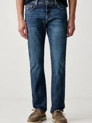 Karl Lagerfeld jeansy bootcut męskie KL-JACK granatowy