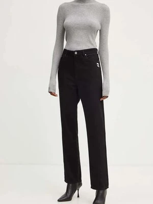 Karl Lagerfeld jeansy damskie high waist 246W1100