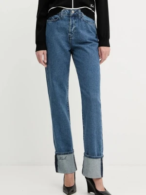 Karl Lagerfeld jeansy damskie high waist A3W10017
