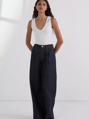 Karl Lagerfeld jeansy damskie kolor czarny A3W10011