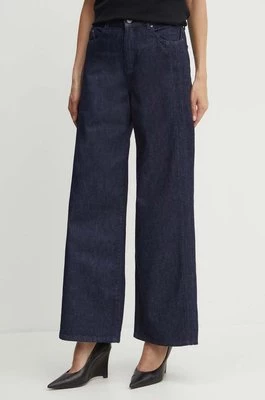 Karl Lagerfeld jeansy damskie kolor granatowy 245W1102