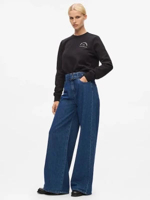 Karl Lagerfeld jeansy damskie kolor granatowy A4W10092