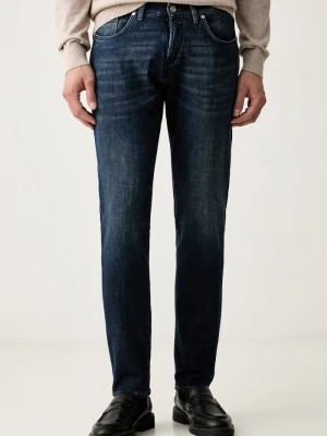 Karl Lagerfeld jeansy tapered męskie granatowy