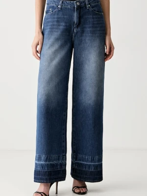 Karl Lagerfeld jeansy wide leg damskie