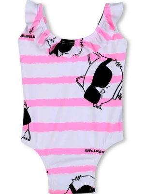 Karl Lagerfeld jednoczęściowy strój kąpielowy dziecięcy