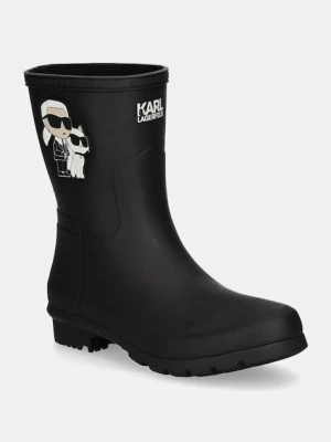 Karl Lagerfeld kalosze KALOSH damskie kolor czarny KL47073T