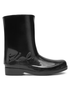 KARL LAGERFELD Kalosze Kalosh KL47064S Czarny