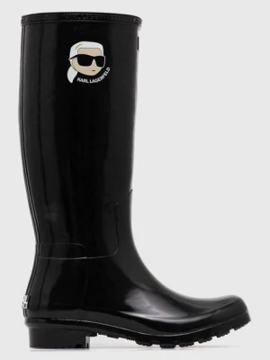 Karl Lagerfeld kalosze KALOSH NFT damskie kolor czarny KL47090N