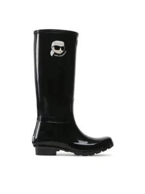 KARL LAGERFELD Kalosze KL47090N Czarny