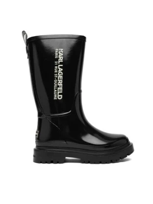 KARL LAGERFELD Kalosze KL47180S Czarny