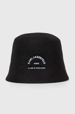 Karl Lagerfeld kapelusz kolor czarny