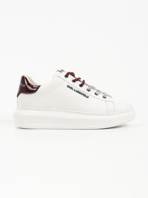 Karl Lagerfeld Kapri sneakersy damskie skórzane biały