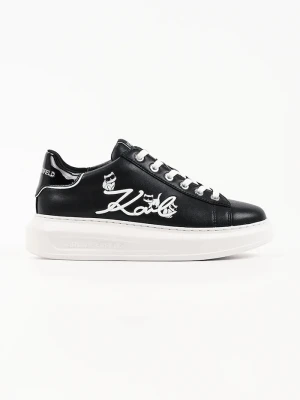 Karl Lagerfeld Kapri sneakersy damskie skórzane czarny