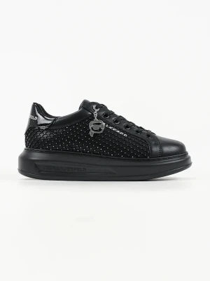 Karl Lagerfeld Kapri sneakersy damskie skórzane czarny
