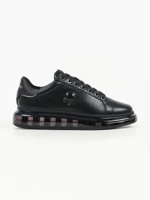 Karl Lagerfeld Kapri sneakersy męskie skórzane czarny