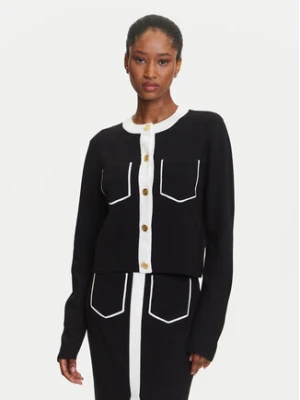 KARL LAGERFELD Kardigan A3W18029 Czarny Regular Fit