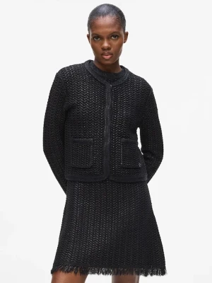 Karl Lagerfeld kardigan z domieszką wełny