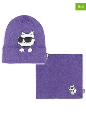 Karl Lagerfeld Kids 2-częściowy zestaw w kolorze fioletowym rozmiar: 176