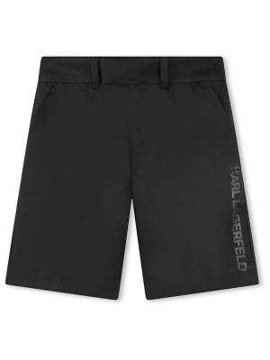 Karl Lagerfeld Kids Bermudy w kolorze czarnym rozmiar: 164